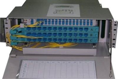 China 4U Height 19'' Standard Splitting Fiber ODF Unit 175 * 482 * 320mm for sale