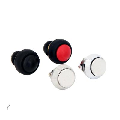 China 1NO 12mm Stainless Metal Push Button Switch Momentary Metal Push Button Switch for sale