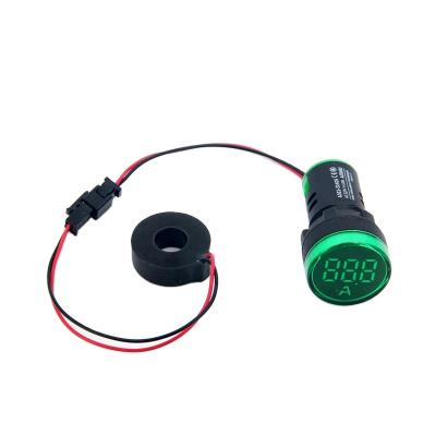 China High Quality Electrocar Machine Grade AD22B-22ADS 22MM 230V Digital Amp Indicator Light for sale