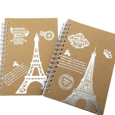 China Mini Best Selling Products Stationery Coil Wrapping Paper Planner Small Spiral Notebook for sale