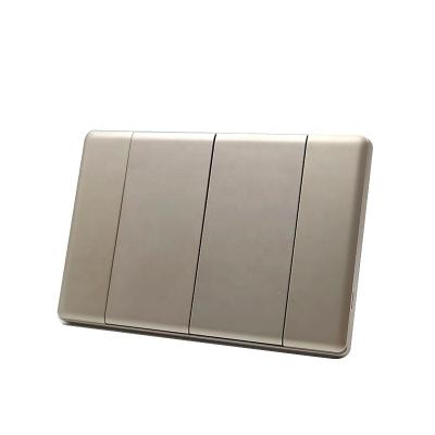 China Easy Installation K8-0013 American-style wall switch with 2 Gang Painted panel with silver dots and glow at night switch for sale