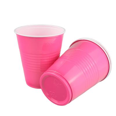 China OEM thinnest high quality plastik price pp double wall disposable plastic cup with lid custom logo boba milktea cups bubble tea cup for sale