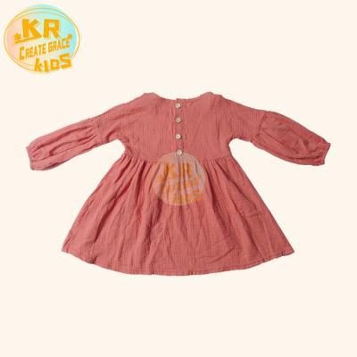 China Anti-wrinkle new arrival girls clothing simple style dresses custom color cotton breathable skirts for girls for sale