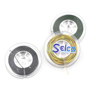 China Hot Sale 15Meters 15Lbs Semi Stiff Semi Stiff Hook Link Carp Coated Fishing Line Selco Carp Rig For Carp Fishing for sale