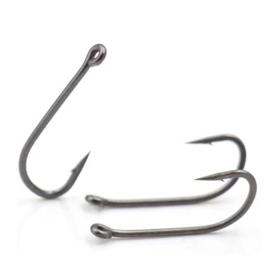 China Carp Fishing China Wholesale Leg Carp Matt Black Long Hook Fishing Hooks Hair Rig Fish Hook for sale