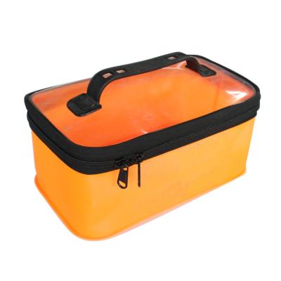 China Custom Waterproof Portable Folding Bucket Fish Use EVA Fishing Tackle Boxes Outdoor With Handle Fishing Bags for sale