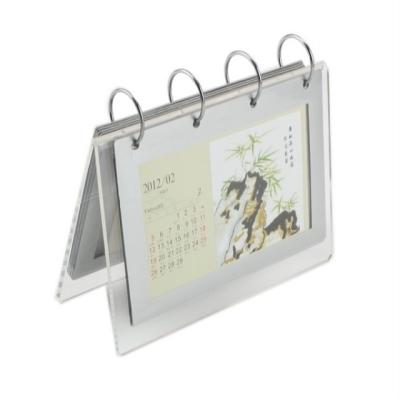 China Super market /super mall retail store /shopping mall /shopping mall calendar tent card holder clear acrylic desktop holder for sale