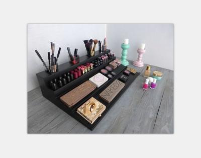 China Customized Viable Acrylic Makeup Storage Box Acrylic Cosmetic Organizer for sale