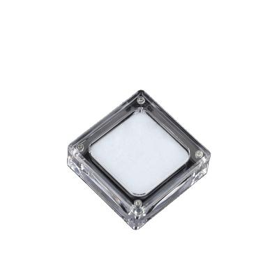 China Morden Simple Magnetic Acrylic Jewelry Storage Box Diamonds Show Display Box Case for sale