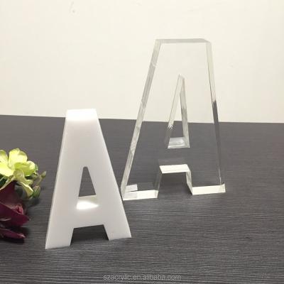 China Size clear acrylic transparent acrylic letter 3d lettering for sale