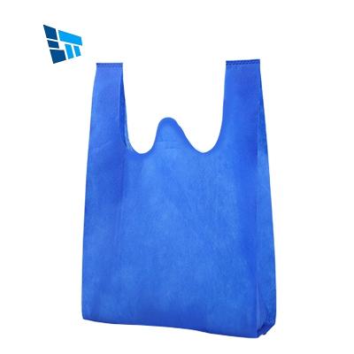 China Hot Sale Handled TNT Invest Plastic T Shirt Bag Compostable T Shirt Bags Wholesale Custom Poly Bags For T Shirts for sale