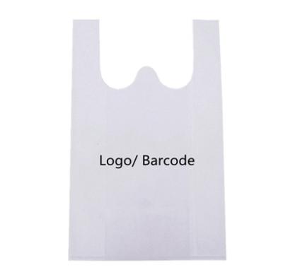 China Supermarket Creative Recyclable Foldable Vest Shopping Bag Design Handled Nonwoven Bags for sale