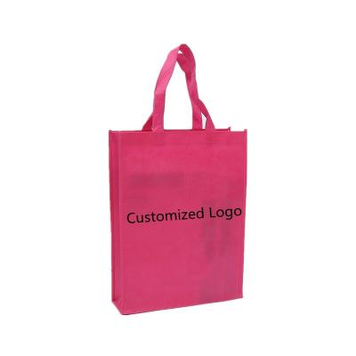 China Nonwoven Handled Tote Bags Wholesale Shopping Foldable Storage Bag From Factory Directly for sale