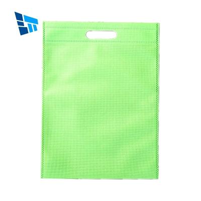 China PUNCH Fast Delivery D Cut Nonwoven Fabric Bag Environmental Fashion Printing D W Cut Bag T-shirt D-Cut Nonwoven Bag for sale