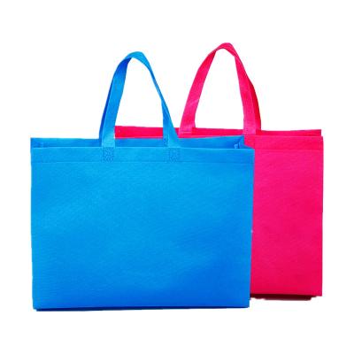 China Handled Custom Design Non Woven Fabric Tote Shopping Packing Storage Bags Shoe Bag for sale