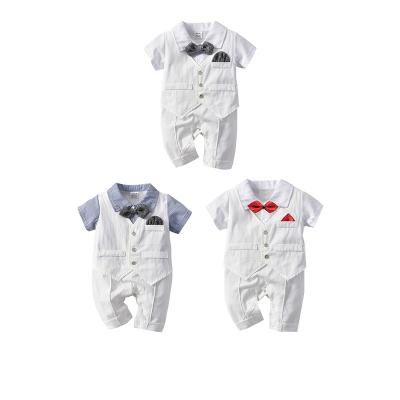 China Breathable Wholesale White Custom Toddler Clothing Newborn Baptism Clothes Baptism Clothes For Baby Boy for sale