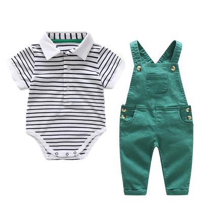 China Wholesale Summer Anti-shrink Spring Baby Clothes Toddler Boys Overalls Set Baby Korean Clothes For 0-3 Months for sale