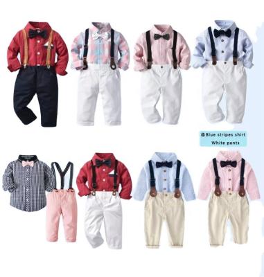 China Cotton Boutique Design Formal Custom Boys Clothes 3 Years Old Kids Suit Fast Delivery Children's Outfit for sale