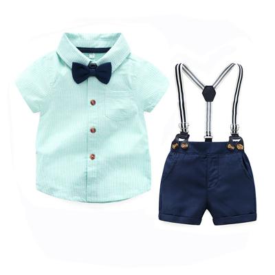 China Boys Newborn Cotton Toddler Clothes Anti-Shrink Pure Clothes Sets Boys Summer Fits Baby Boy Outfits for sale