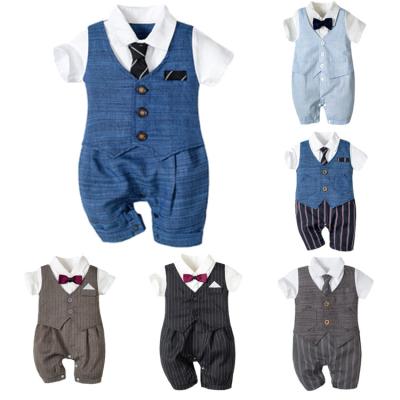 China 3-6-9months Newborn Boy Breathable Outfits 0-3 Months Clothing Jumpsuit Baby Boy Clothes for sale