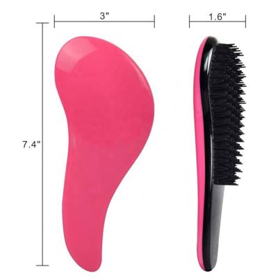 China Cushion Customized Color Logo Detangling Hair Brush Comb Classic For Curly for sale