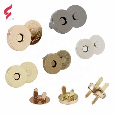 China Eco - Friendly Wholesale Magnetic Button 18*4 Mm Snap Buttons Magnetic Buckle For Clothing And Bag for sale