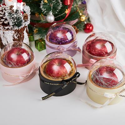 China Hebei handmade huiya acrylic transparent gift box for Christmas, apple flower box for sale