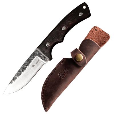 China HX OUTDOORS Non-variable Forging Hunting Knife With Wood Fixed Knives Handle Outdoor Survival Camping Tool Dropshipping for sale