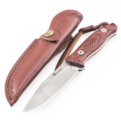 China Small Red Non-variable Straight Knife HX Handle Rosewood Knives Outdoor Camping Tool Dropshipping for sale