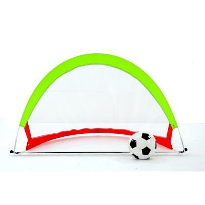 China Training Kids Soccer Sports Child Soccer Goal Pop Up Mini Soccer Net Post In Backyard Outdoor Indoor Game for sale