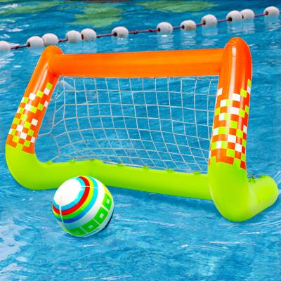 China PVC Kids Inflatable Soccer Goal Net And Ball For Indoor Outdoor Soccer Game for sale