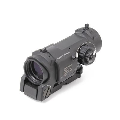 China Tactical 1x-4x Aluminum Alloy Fixed Dual Function Scope Wide Angle HD Dot Sight Red Bright Red Sight For Rifle Hunting Shooting for sale