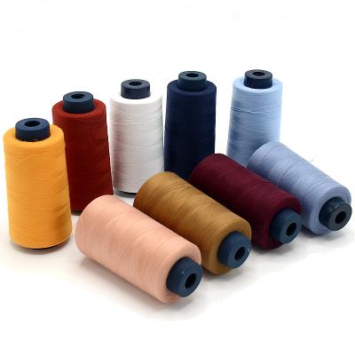 China Low Shrinkage Polyester Sewing Thread 402 4 Thread 100% Spun Overlock Thread for sale