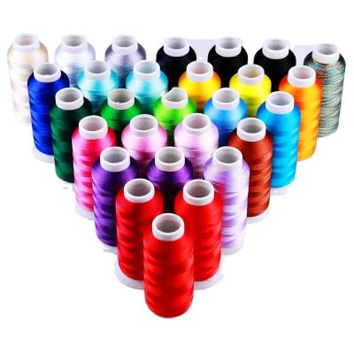 China Low shrinkage 120D 5000m 100% polyester embroidery thread Hilos bordados de poliester for embroidery machine for sale