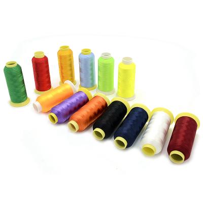 China 100% UV Polyester Embroidery Machine Thread Low Shrinkage Polyester Embroidery Machine Thread Price Rayon 120d 2 Thread 5000m High Quality Wholesale for sale