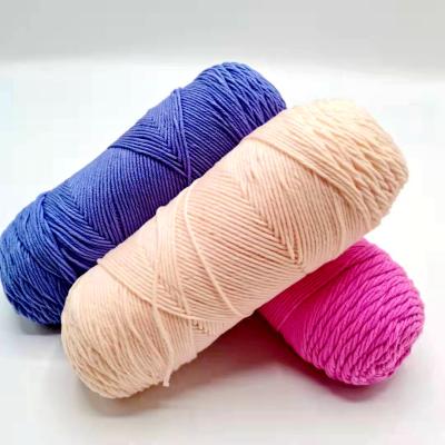 China Anti-pilling SALE 200G WHOLE MILK COTTON YARNS DEEP BLEND 5PLY FOR MILKING COTTON YARNS HOOK for sale