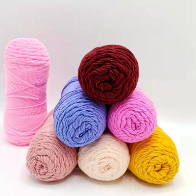 China HIGH FIVE YARN 125G YARN MILK COTTON YARN SIZE 4 RAINBOW 100G MILK COTTON MILK COTTON YARN FOR HAND KNITTING for sale