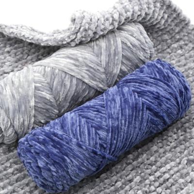 China VARIOUS COLOR 100gG CHENILLE MICRO BULKY YARN JUMMY CHENILLE anti-pilling PUFFY YARN for sale