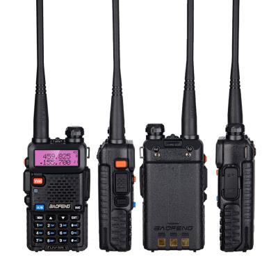 China Hot Sale Original Baofeng UV-5R Multifunction Handheld Walkie Talkie With Earphones Long Range 128 Channels Transmitter 2 Way Portable Radio for sale