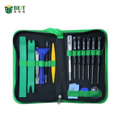 China Portable 22 in 1 Multi-Function Screwdriver Set Phone Repair Tool Mobile Phone Laptop Electronic Disassembly Tool Kit BEST-112 for sale