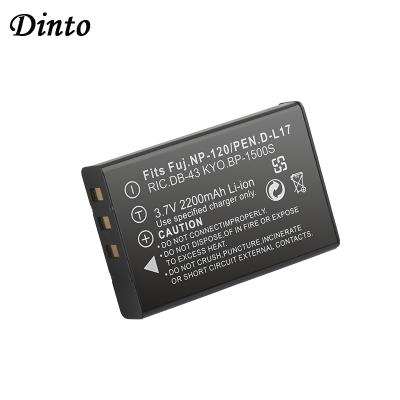 China Camera NP-120 NP 120 NP120 FNP-120 FNP120 Replacement Camera Battery 2200mAh For FUJIFILM Finepix F10 F11 ZOOM For BP-1500S D-LI7 DB-43 for sale