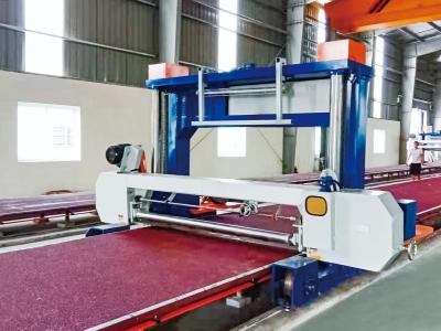 China Horizontal Sponge Long Track Cutting Machine for sale