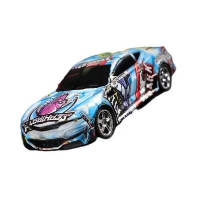 China Auto Return Lighting 1/24 & 1/20 Plastic Graffiti R/C Car 4 Channel Cartoon Stunt Car Kids Cartoon Toy Car 1/24 & 1/20 With Rubber Tire for sale