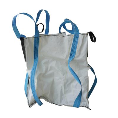 China PROSKY pp woven jumbo fibc breathable bulk bag for scrap rice 250 kg in bales packing big big sling bags for sale