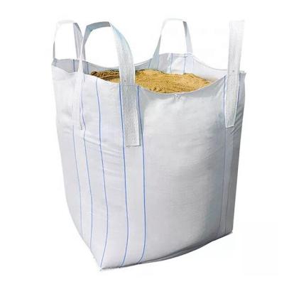 China PROSKY PP breathable 1000kg fibc tonnage durable bag top wide open bulk container for sale