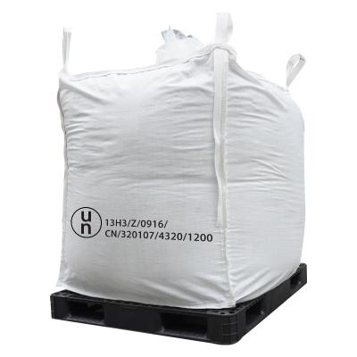 China UN PROSKY 1.2ton 1200 kg Recycling Heavy Duty Jumbo Bag With Filling Spout for sale