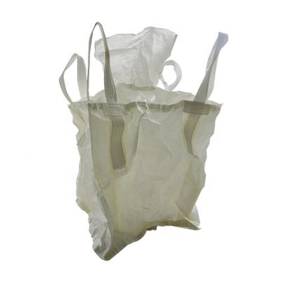 China PROSKY Breathable PP Woven Large Fibc Pitch Bulk Bag For Cement Lifting 1 Ton 2 Ton Large Storage Industrial Jumbo Bag for sale