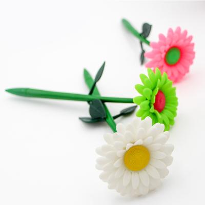 China Promotional Gift Neutral Pens Cheap Custom Cute Flower Pen Students Practical Promotional Stationery for sale