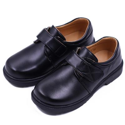 Cina Uniforme scolastiche per maschi Scarpe da scuola Nero Scarpe da cuoio Formale Morbide Confortevoli E Durature in vendita