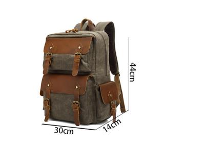 China Waterproof Cowhide Travel Duffel Backpack for sale